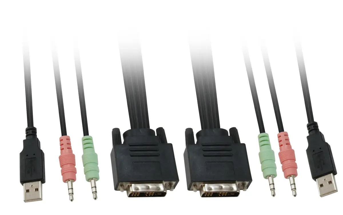 LevelOne 2-Port USB DVI-D KVM Switch Photo 2