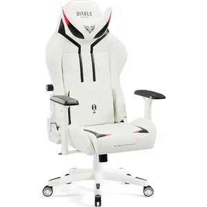 Gaming chair Diablo Chairs X-RAY Normal Size L Black-White