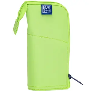 Soft pencil case Oxford 400183591 Green 220x70x90 mm