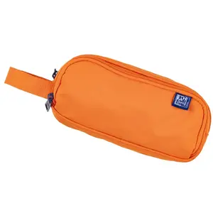 Soft pencil case Oxford 400183506 Orange 220x70x90 mm