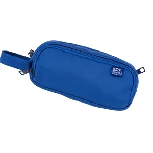 Soft pencil case Oxford 400183522 Blue 220x70x90 mm