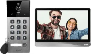 Video durvju zvans Eura VDP-30C5 Wi‑Fi 1080p, āra domofons ar divvirzienu audio