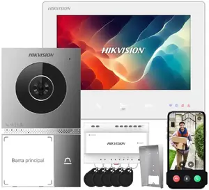 Video intercom set Hikvision DS-KIS705EY with 7-inch 2-wire color display