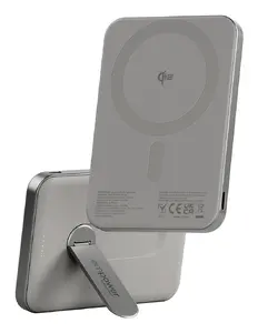 PanzerGlass empower empower Bank w. Spin Stand Titanium Внешний аккумулятор 5000 мАч USB Type-C Беспроводная зарядка Быстрая зарядка
