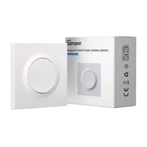 Wall switch housing Sonoff E1GS with neutral connection for single-gang installation
