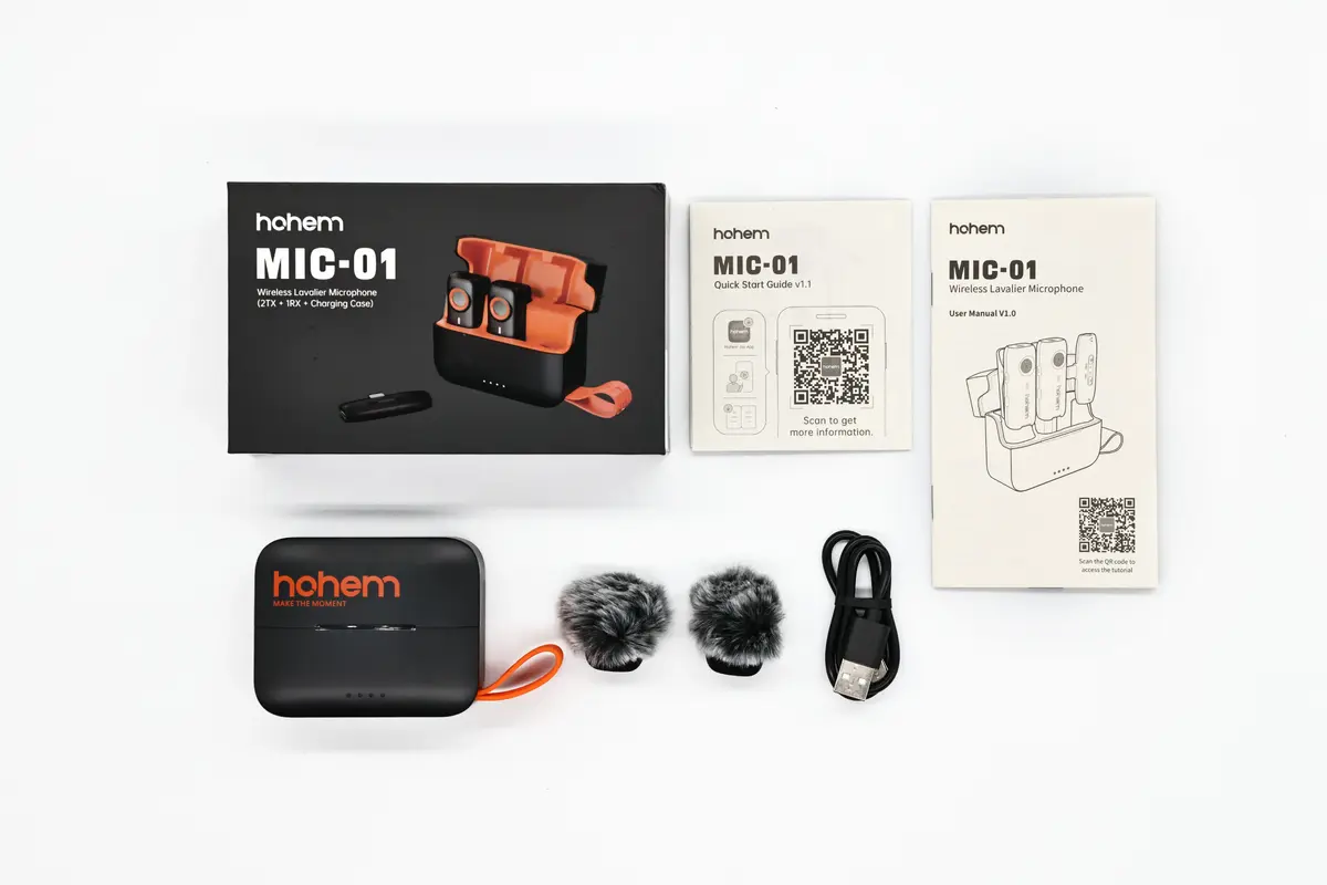 Hohem MIC-01-USBC Wireless Clip-on Microphone Photo 3