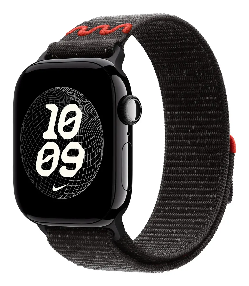 Siksna Apple 42mm Midnight Black Nike Sport Loop Photo 2