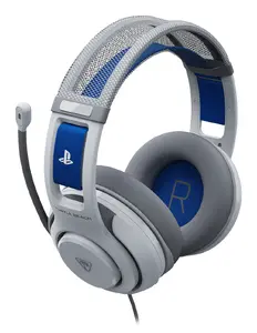 Игровая гарнитура Turtle Beach Atlas 200 белая проводная для PlayStation 5 и PlayStation 4 с микрофоном на штанге и охватывающими амбушюрами