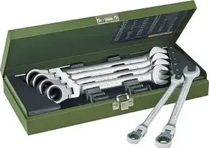 Wrench Set Proxxon PR23068 7-piece 8–19 mm with ratchet and universal joint