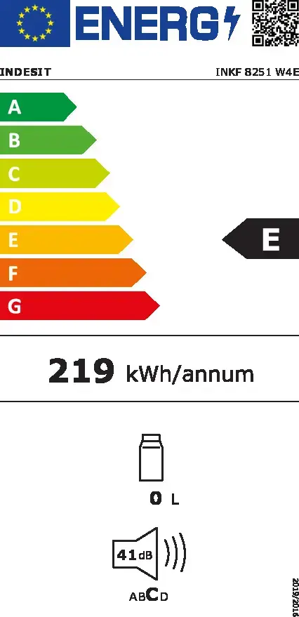 Indesit INKF 8251 W4E Ledusskapis Photo 3