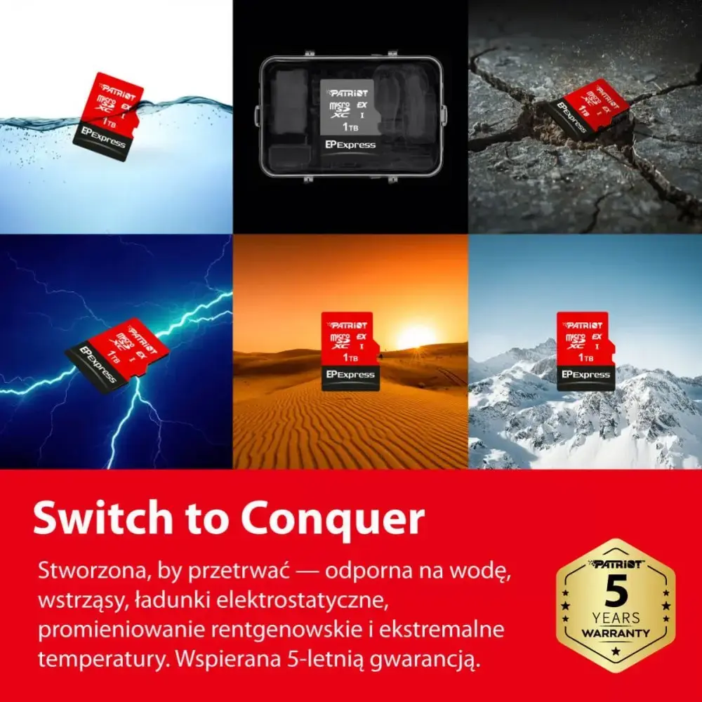 microSDXC карта Patriot PEF1TEPEXMCX Photo 9