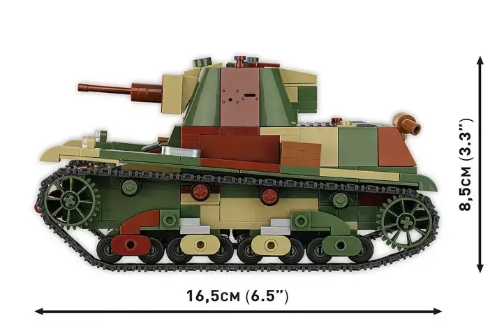 Cobi Building Blocks Light Tank 7TP — 669 pcs Photo 4