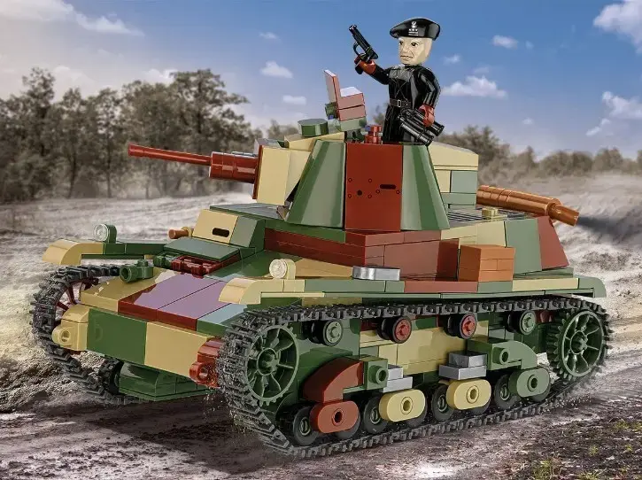 Cobi Building Blocks Light Tank 7TP — 669 pcs Photo 6