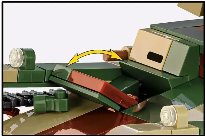 Cobi Building Blocks Light Tank 7TP — 669 pcs Photo 9