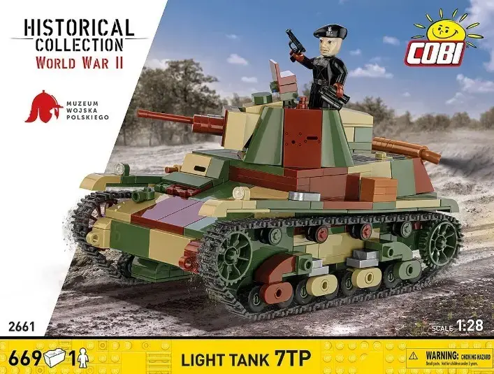 Cobi Building Blocks Light Tank 7TP — 669 pcs Photo 11