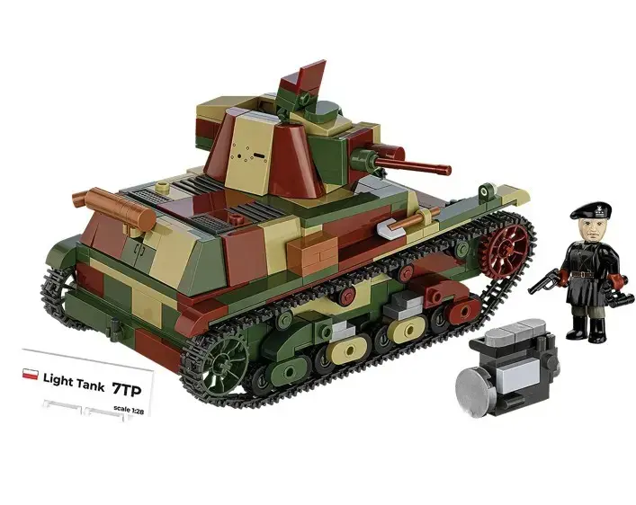 Cobi Building Blocks Light Tank 7TP — 669 pcs Photo 12