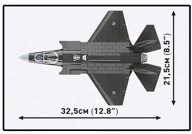 Cobi F-35A Lightning II konstruktors — 605 detaļas Photo 4