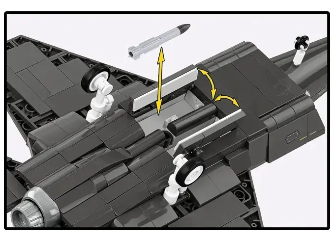 Cobi F-35A Lightning II konstruktors — 605 detaļas Photo 5