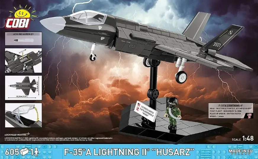 Cobi F-35A Lightning II konstruktors — 605 detaļas Photo 7