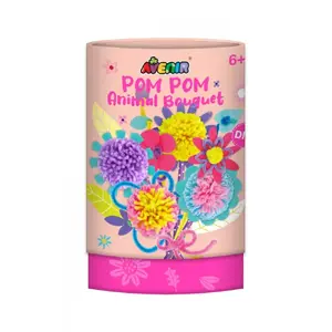 Набор для творчества MG DYSTRYBUCJA Pom Pom Bouquet CH231928 — комплект для изготовления декоративных помпонов‑цветов