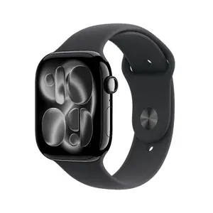 Apple Watch GPS + Cellular 46mm Корпус из черного алюминия Черный спортивный ремешок S/M