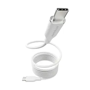 PanzerGlass empower by Magnetic 240W USB-C to USB-C Cable 1.5M Silver White