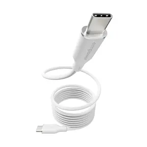 PanzerGlass empower Magnetic USB-C to USB-C Cable 240W USB 2.0 Silver White