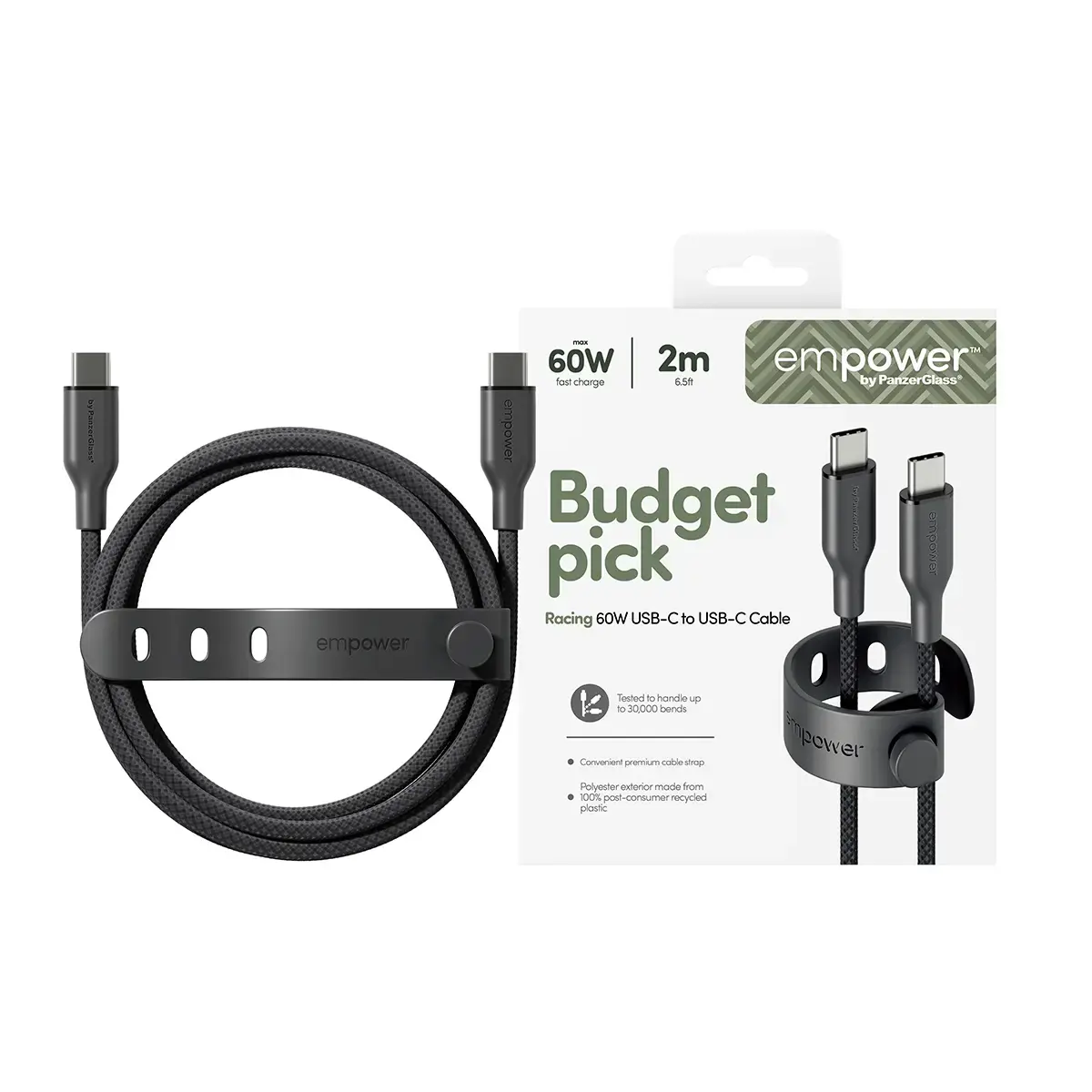 USB-C Kabeļa PanzerGlass empower by Racing 60W Photo 2