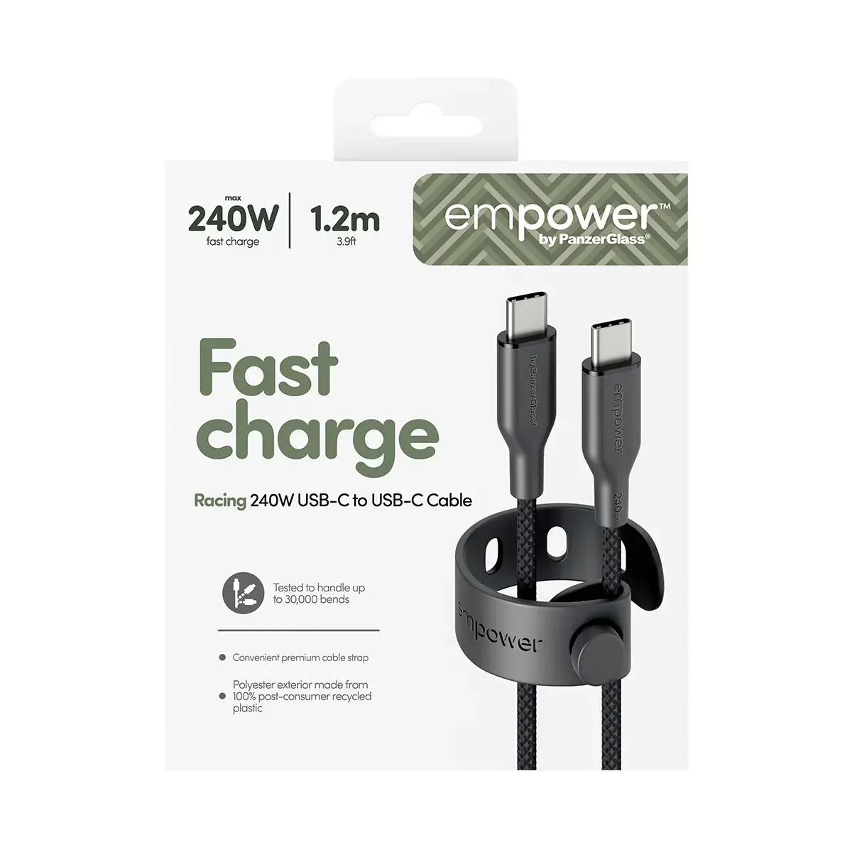 USB-C Кабель PanzerGlass empower by Racing 240W Photo 3