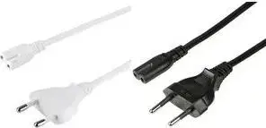 Power cable LOGILINK CP195, mains lead 1.8 m, black, compatible with standard IEC connector