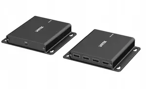 Удлинитель USB-C на 4× USB-A с Ethernet Unitek 150 м 480 Мбит/с