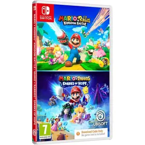 Nintendo Switch spēle Ubisoft Mario & Rabbids: Kingdom Battle + Sparks of Hope — taktiskās piedzīvojumu komplekts