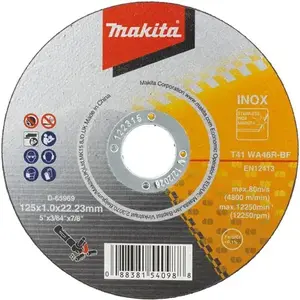 Отрезной диск INOX Makita D-65969-50 125 x 1,00 мм, упаковка 50 шт.