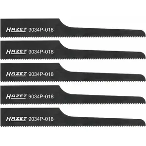 Jigsaw blade HAZET 9034P-018/5 Black 9.3 cm 5 pcs