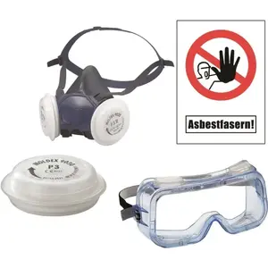 Half mask Cimco Comfort model 145090 with P3 filters (set of 6) for dust and asbestos protection