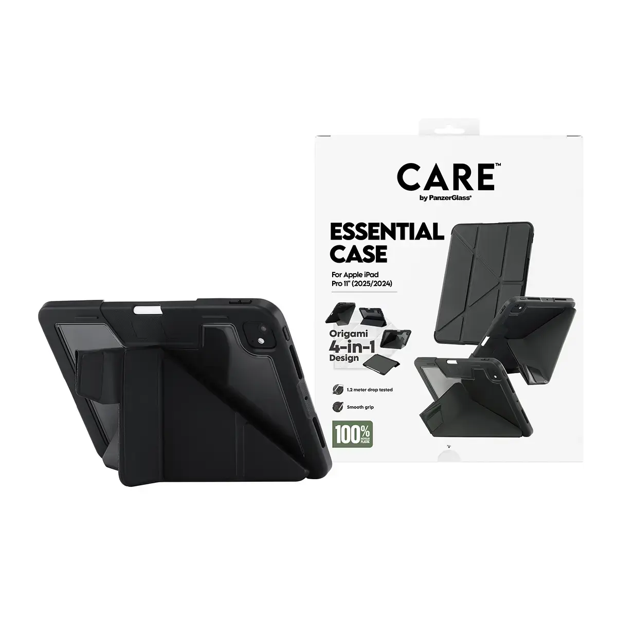 Vāks PanzerGlass CARE by ® TPU Essential Case Black iPad Pro 11" Photo 2