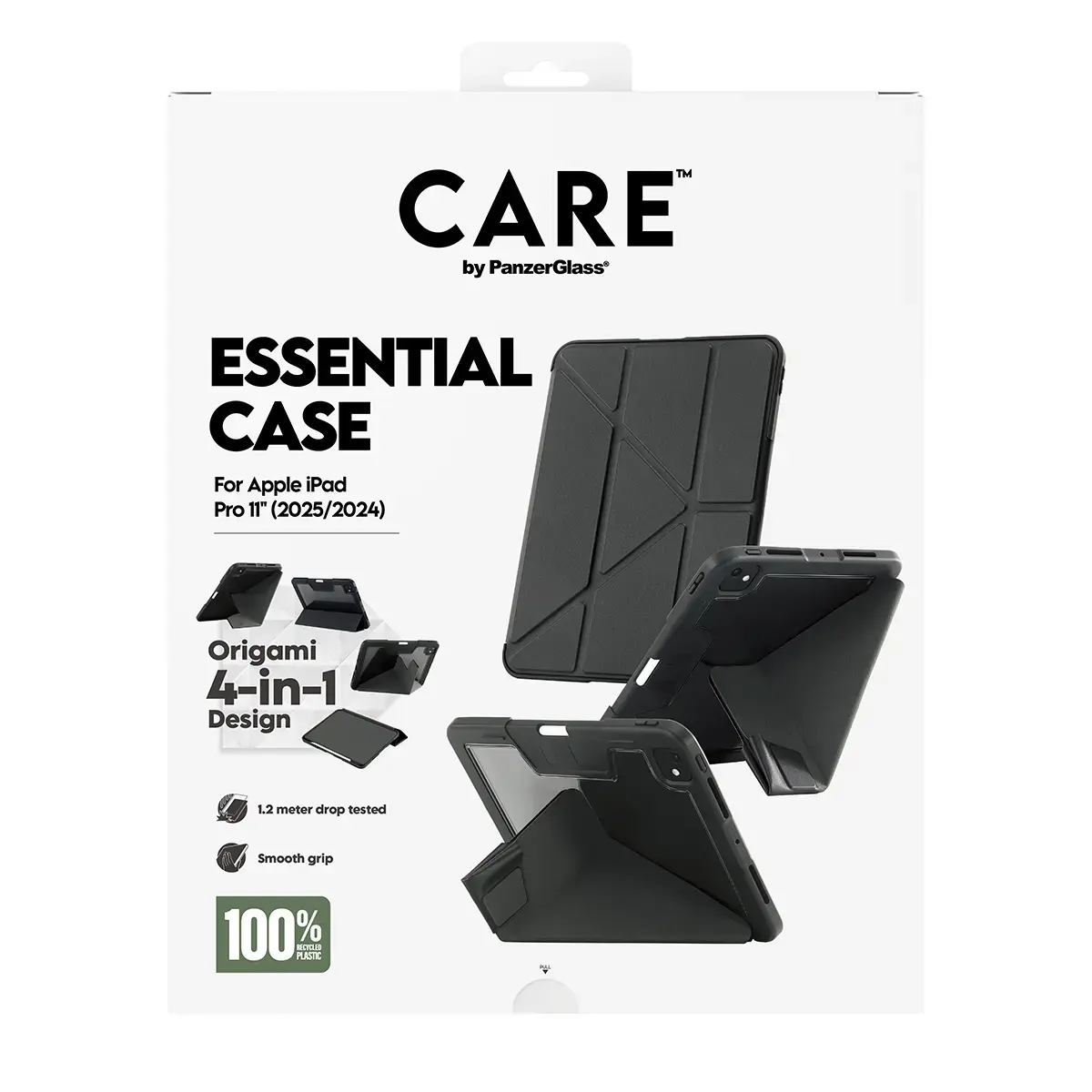 Vāks PanzerGlass CARE by ® TPU Essential Case Black iPad Pro 11" Photo 3