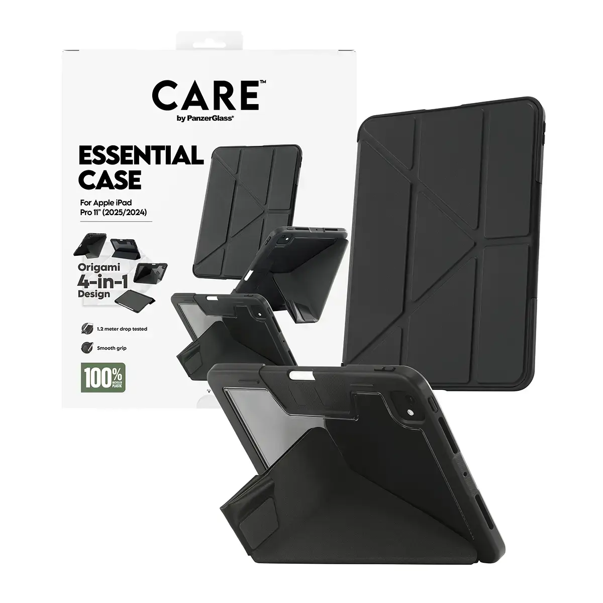 Vāks PanzerGlass CARE by ® TPU Essential Case Black iPad Pro 11" Photo 5