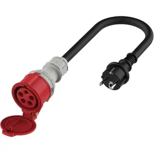 Переходник для зарядки EV PLATINET EV_A11C35S CEE 16A (гнездо) на Schuko 16A (штекер)