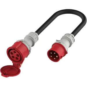 Адаптер для электромобиля PLATINET EV_A11C22MC CEE 16A (F) → CEE 32A (M) 11kW