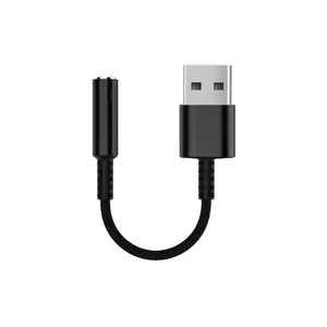 Audio kabelis Equip 147945 0.15m 3.5mm USB Type-A Melns