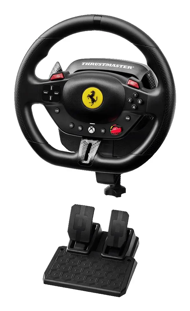 Thrustmaster T98 Ferrari 296 GTS Steering Wheel + Pedals Photo 9