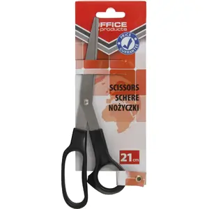 Scissors office products 18252111-05 — 21 cm black, office scissors