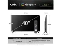 CHiQ L40FT 40" Smart Display Full HD televizors Photo 5