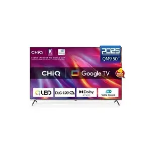 Televizors CHiQ U50QST 50" QLED UHD, 50 collu QLED 4K Smart TV, energoefektivitāte E