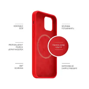 FIXED MagFlow case for Apple iPhone 14 Plus, red