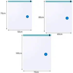 Вакуумные пакеты для хранения Riff RF-VACUUM-BAGS15, 15 шт. с ручным насосом, набор размеров