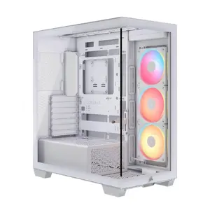 PC case Corsair Midi Tower 3500X LXR LINK TG White