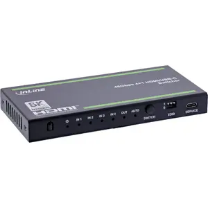 Video switch InLine 57885B 4 inputs 1 output