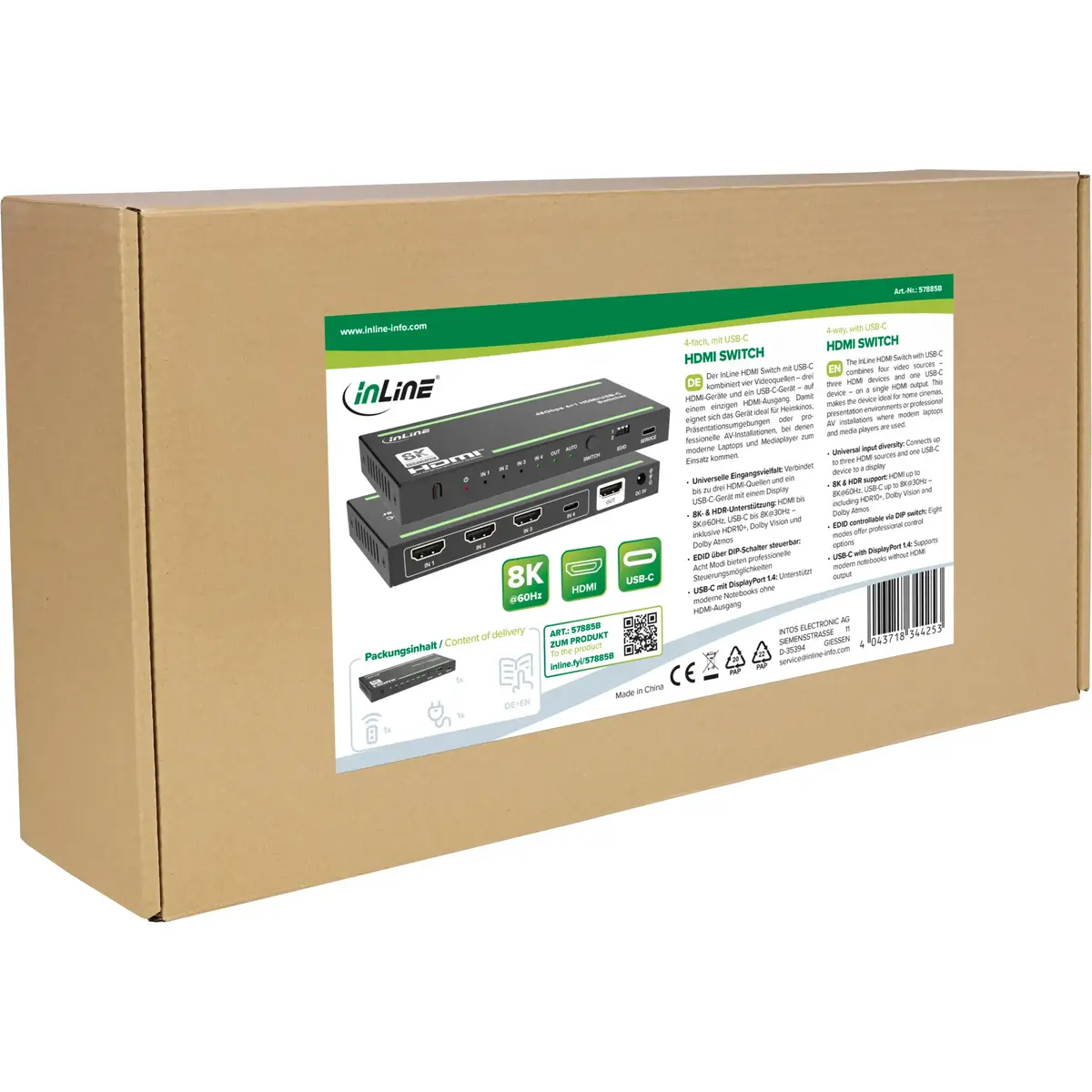 Video switch InLine 57885B Photo 7